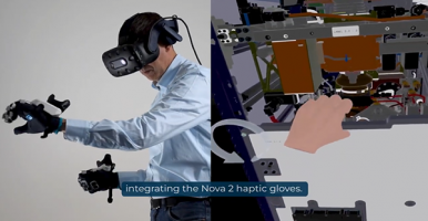 力反馈手套让虚拟培训更加真实